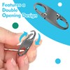 6PCS Anti Theft Luggage Locks S Clips Small Lock, for