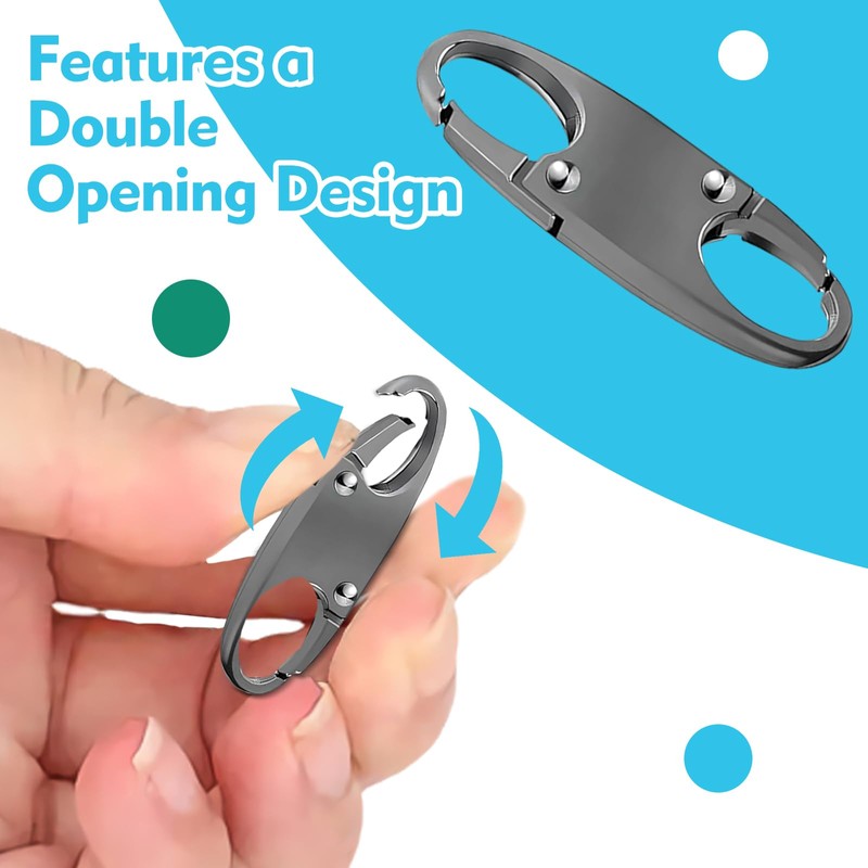 6PCS Anti Theft Luggage Locks S Clips Small Lock, for