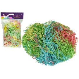 50g Shredded Easter Tissue Paper, Multicolor Crinkle Paper for Gift Wrapping, Crafts, Basket Wrapping, Easter Decoration