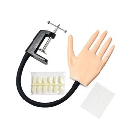 "Abbraccia" Practice Hand for Acrylic Nails with Stand,Realistic,Mannequin Hands for Nails Practice for Nail Art Beginners Photo Props