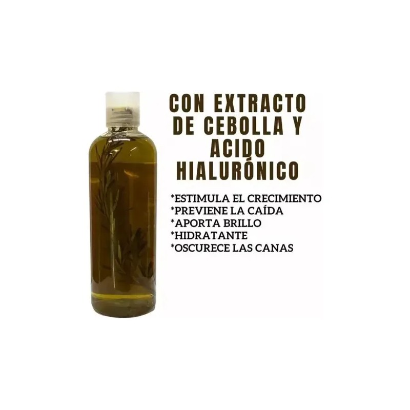 3 Shampoo Artesanal Crecimiento Con Romero Rapunzel