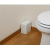 Toilet corner pot, 6.5 x 4.1 x 6.1 inches (16.5