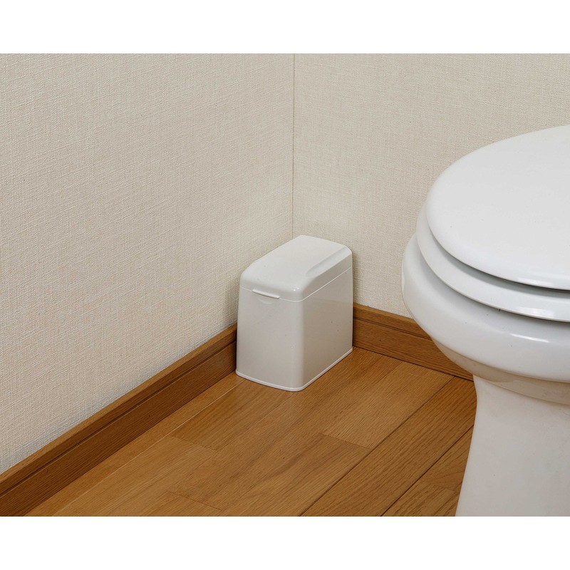 Toilet corner pot, 6.5 x 4.1 x 6.1 inches (16.5