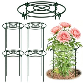 DAYUMKOU 4 Pack Peonies Cages and Supports, 14" Wide x 24" High
