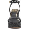 Vince Camuto Women's Emrey Wedge Sandal, Black, 9
