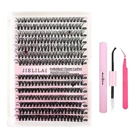 SCOOVY Extensión Pestañas, Racimos Pestañas Todo En 1 con 240Pestañas Individuales, Mezcla 30D 40D con Unión Y Sellado Pestañas Sujeción Fuerte,...   