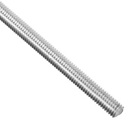 sourcingmap M5 x 250mm Fully Threaded Rod, 304 Stainless Steel, Right Hand Threads