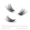 DIY Eyelash Extension, 3D Effect Glue Bonded Band Individual Lash