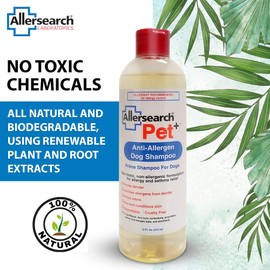 Allersearch Pet+ Anti-Allergen Dog Shampoo 16 Oz