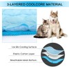 SOMOYA Dog Self Cooling Mat Pet Washable Cooling Pads Blanket