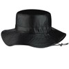 Kangol Rev Bucket Faux Leather Black, M, Plain, Adult, black,