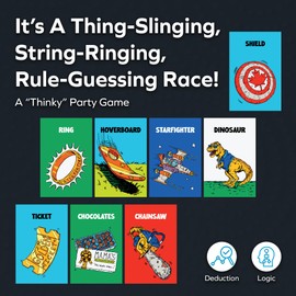 Allplay - Things in Rings Board Game - Small Box Big Game - 2 to 6 Players - 20 Minute Play Time
