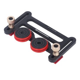 Woodworking Stock Roller Guides for Table Saw, with Sliding Blocks, Double Wheel Bearing Feeding Guide Roller for Table Saw, Router Table, Band Saw