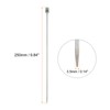 sourcing map 4Pcs 3.5mm(E) Single Pointed Knitting Needles Stainless Steel
