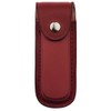 Herbertz Messer Etui - braunes Leder - eingeschnittene Gürtelschlaufe -