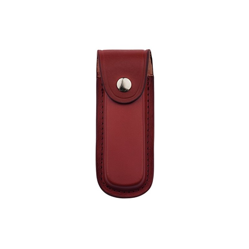Herbertz Messer Etui - braunes Leder - eingeschnittene Gürtelschlaufe -