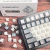 Silent White Jade Mechanical Gaming Keyboard Switch, 5-Pin Linear/Gaming/Office/Pre-Lubricated Dustproof