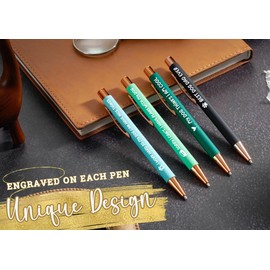 InnoBeta Dog Dad Gifts for Men, Ballpoint Pen Set of 4, Gifts for Dog Dad for Fathers Day, Christmas, Birthday