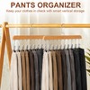 YYLDPBD Legging Organizer for Closet, Pants Hangers with Clips Holds