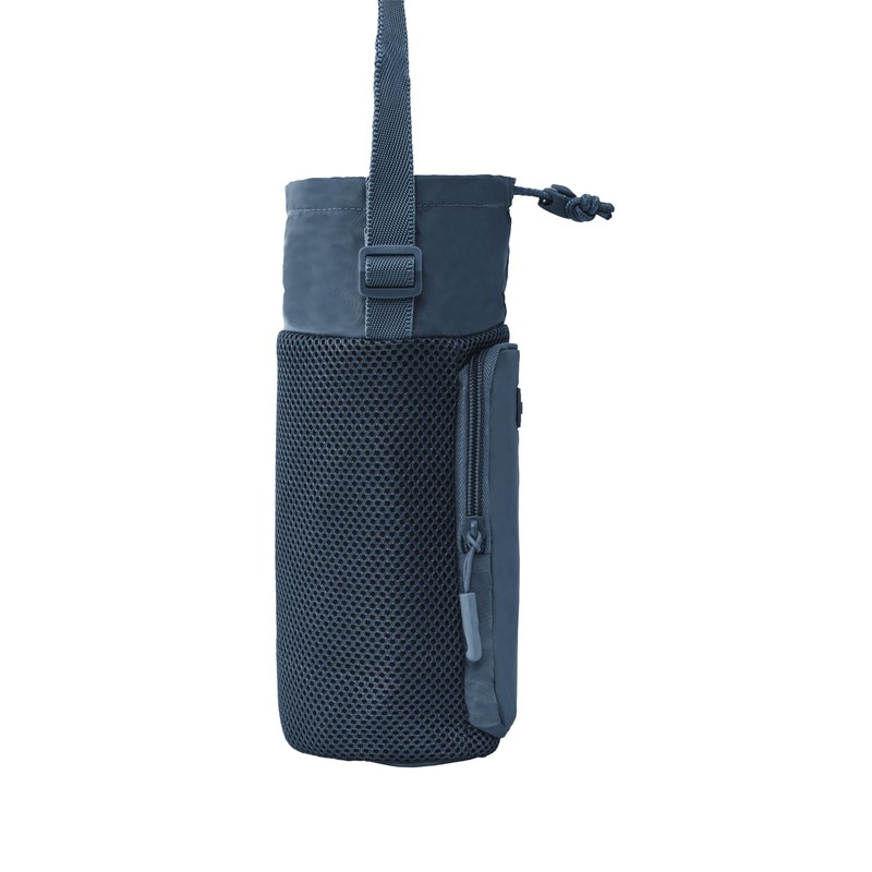 Travelon Unisex's Insulated Water Bottle Tote Crossbody, Navy, One Size
