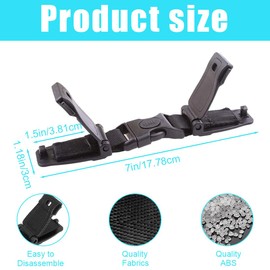 IKOPFLN Abschnallschutz Kindersitz, Autositz Brustgurt Clip Gurtsicherung Kindersitz für Max 5 cm Gurtband Kindersicherheitsgurt Schnalle Gurt für Autositze Kinderwagen Kinderhochstühle, 2 Stück