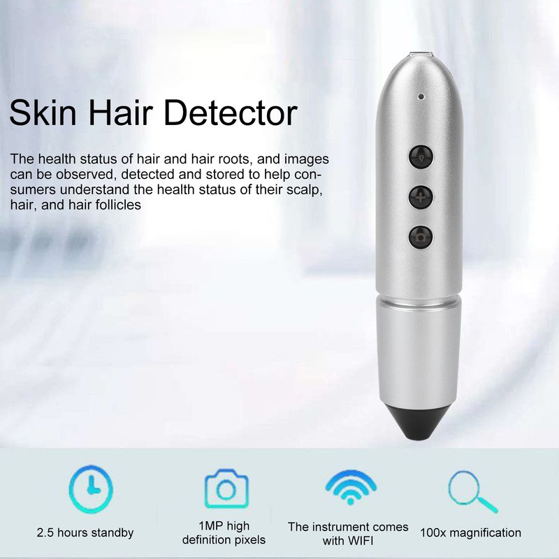 Skin Hair Detector 1MP Camera Wireless WIFI Mobile Phone Oil
