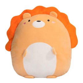 hitoshe Soft Lion Plush Hugging Pillow, Lion Stuffed Animal Toy Gifts for Birthday, Valentine, Christmas, 16inch