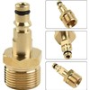 SNOKAY Pressure Washer Couplers - M22 14mm Quick Connect Plug-in
