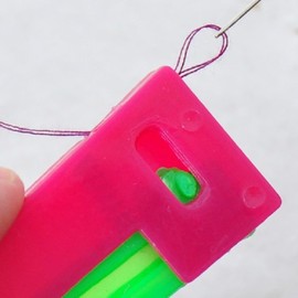 3pcs Automatic Needle Threader, Simple Hand Sewing Automatic Needle Threaders for Sewing Embroidery Cross Stitch Craft Stitching, 2024 Upgraded New Needle Threaders(Colourful)