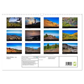 Naturblicke - La Palma (Wandkalender 2026 DIN A3 quer), CALVENDO Monatskalender