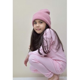 DreamBuy 20 Colours Ribbed Pyjamas / Tracksuit / Loungewear, Unisex, Boys’ and Girls’ Pyjamas, Baby Clothing, Pyjamas for Men and Women, Cute pink, 3-4 Jahre