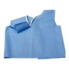 Pro Advantage PA-P750003 Exam Cape, Tissue/Poly/Tissue, 30" x 21", Blue,
