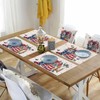 4th of July Placemats Set of 6, Memorial Day American