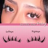uCoolMe Lashes Fairy Lashes Cluster C Curl 140 Pcs Individual