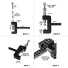 Chain Breaker Chain Rivet Tool Set, 12 Pieces Universal Motorcycle