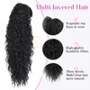 SHNMIN Ponytail Extension, Claw Long Wavy Ponytail Extension 30" Curly