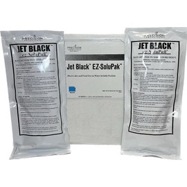 Precision Labs Jet Black EZ-SoluPak (2- 5.25 oz. Pkts.) Black Lake & Pond Dye Water-Soluble Pkt