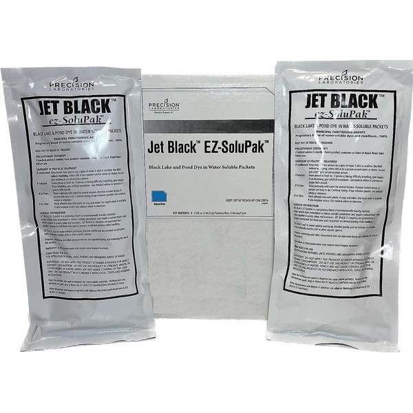 Precision Labs Jet Black EZ-SoluPak (2- 5.25 oz. Pkts.) Black