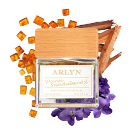 ARLYN Warm Sandalwood Eau De Parfum Inspired by San.t.al 33, Long-Lasting Perfume for Men and Women, Vegan & Eco-Conscious with Clean Ingredients, Woody, Cedar, Leather, Amber - 50ml / 1.7 oz
