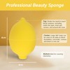 YAFIYGI Lemon Makeup Sponge Yellow Beauty Blender Cute Weird Extra