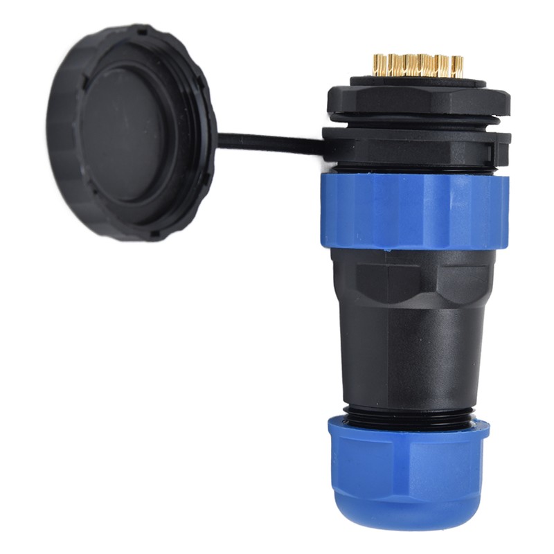 Waterproof Connector Back Nut IP68 Aviation Power Socket 5A for