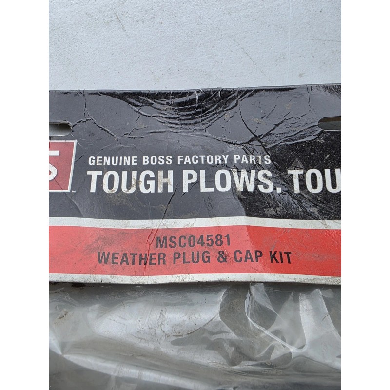 Boss MSC04581 Snowplow Replacement Weather Plug and Cap Kit