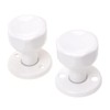 Aqbau® Door Knob, Rotatable on Round Rosette Knob Knob Door