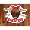 Five Acre Creations Funny Cow Waterproof Sticker | Car Decal
