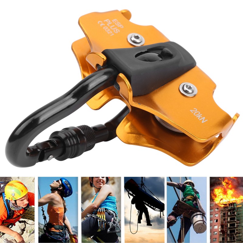 20KN Double Pulley System Strong Load Bearing Hauling Tool for