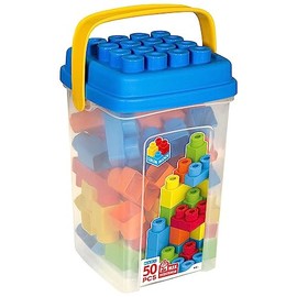 ColorBaby Components, 50 Maxi, Stackable Babies, Toy Bricks, Mega Blocks, Baby Toy, Cube Building Blocks Children (49280)