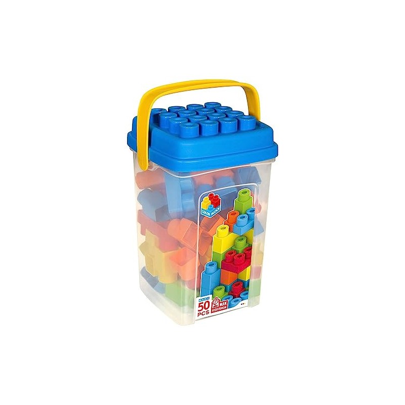 ColorBaby Components, 50 Maxi, Stackable Babies, Toy Bricks, Mega Blocks,