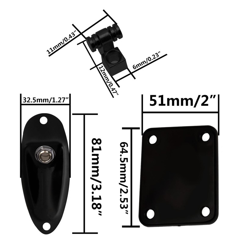 Yootones Guitar String Retainer Roller String Tree Guides, Loaded Jack