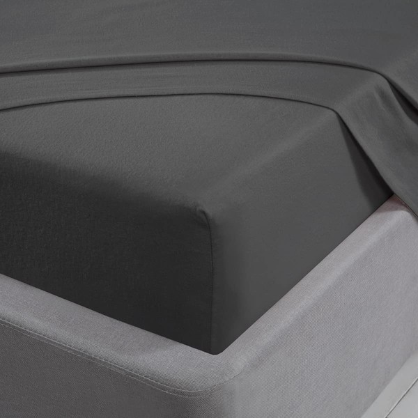 Sleepdown Fitted Sheet 100% Brushed Cotton Flannelette Luxury Bedding Soft