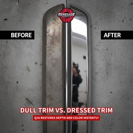 Renegade Products Polishing Final Finish Kit – Q16 Polish, 10" Flannel Buffing Wheel & Blueberry Compound for Final Stage Aluminum & Stainless Steel Shine